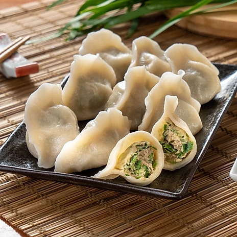 白菜猪肉水饺__Pork Dumpling w: Napa Cabbage 